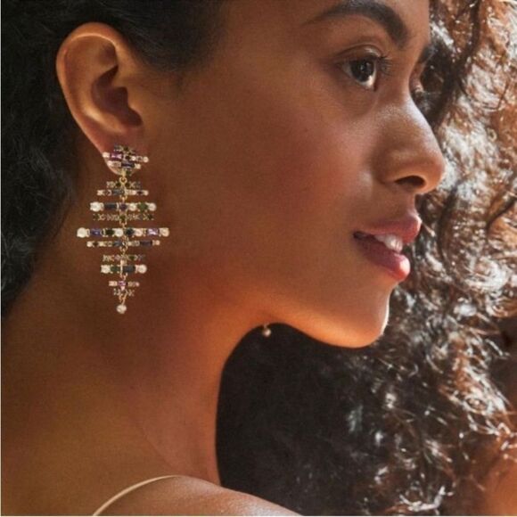 Kendra Scott Madelyn Statement Earrings - Picture 8 of 9
